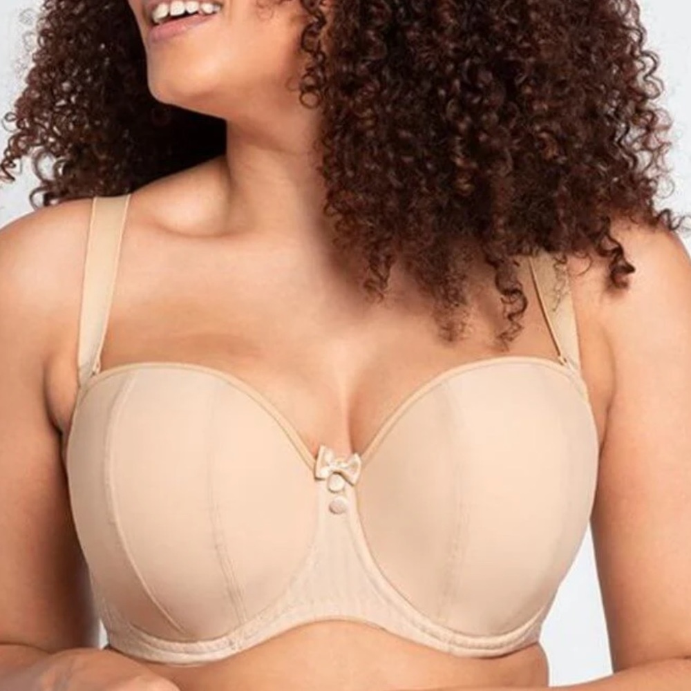 CURVY KATE LUXE STRAPLESS MULTIWAY BRA BRAND 40J Beige